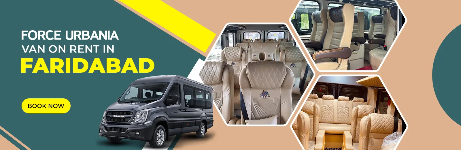 Force Urbania Van on Rent in Faridabad