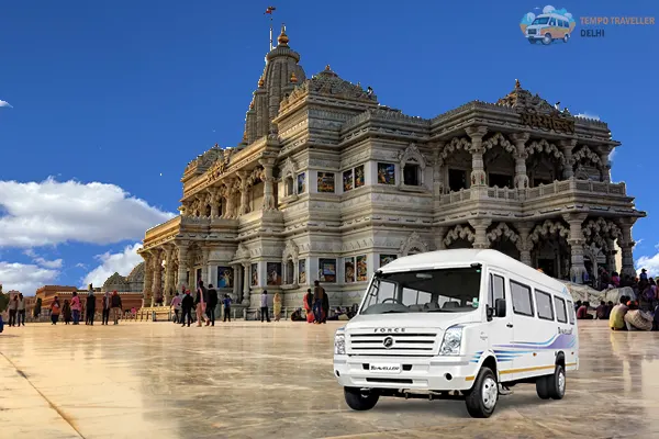 Varanasi to Mathura Tempo Traveller