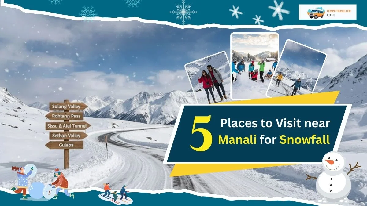 Best 5 Places to Visit near Manali for Snowfall
