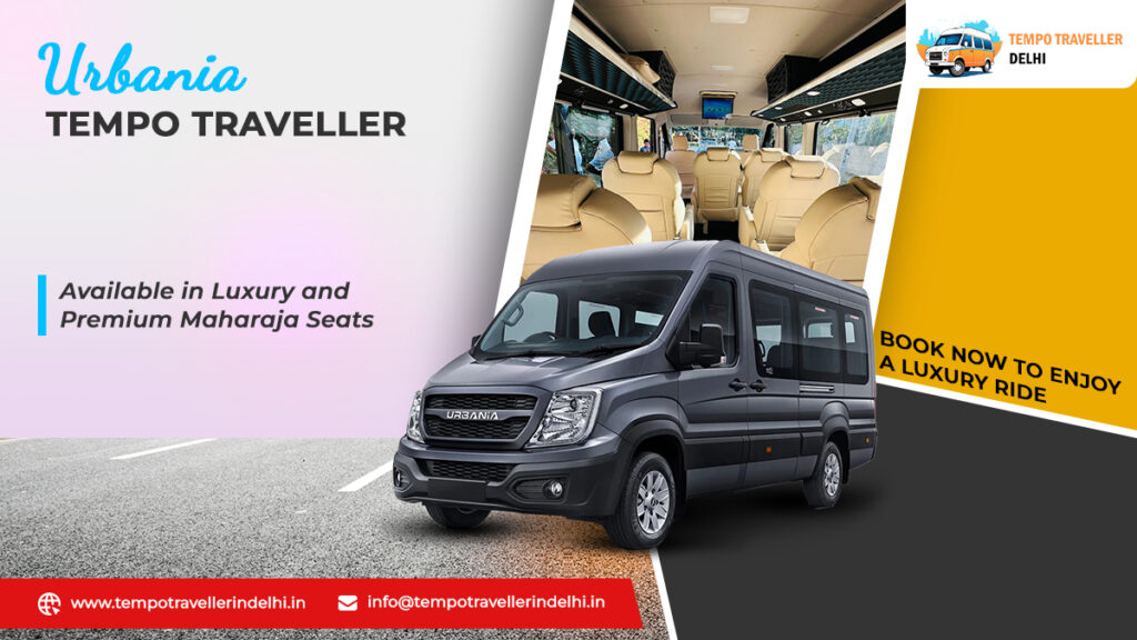 Top 5 Reasons to Book Urbania instead of a MiniBus Premium Maharaja Urbania Tempo Traveller