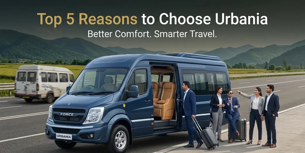 Top 5 Reasons to Book Urbania instead of a MiniBus why book urbania vans on rent