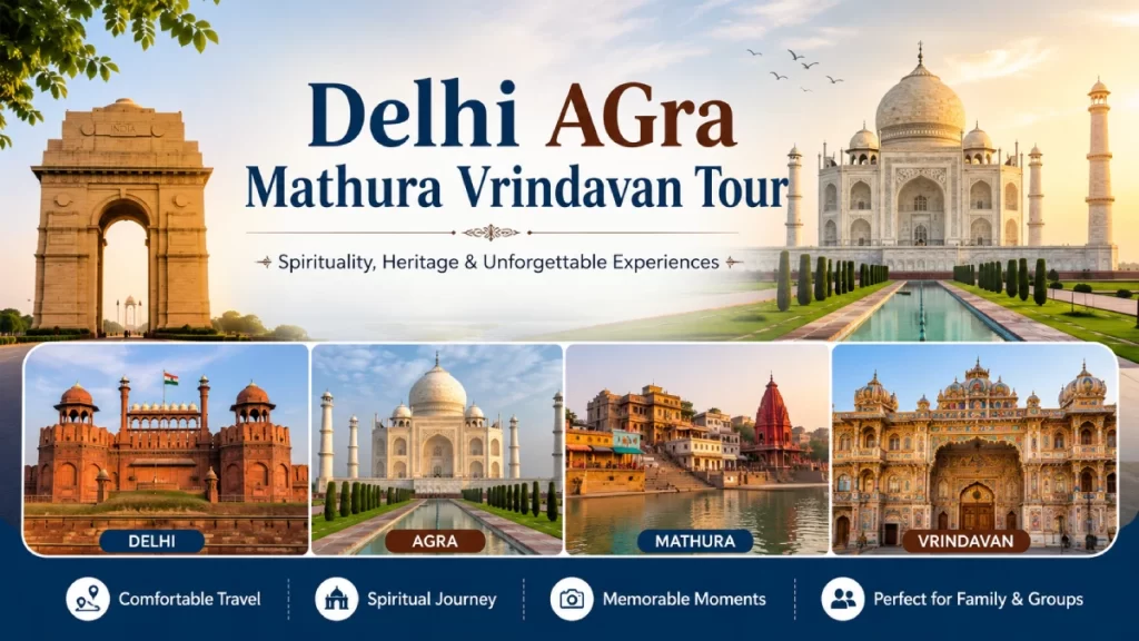 Delhi to Agra Mathura Vrindavan Trip