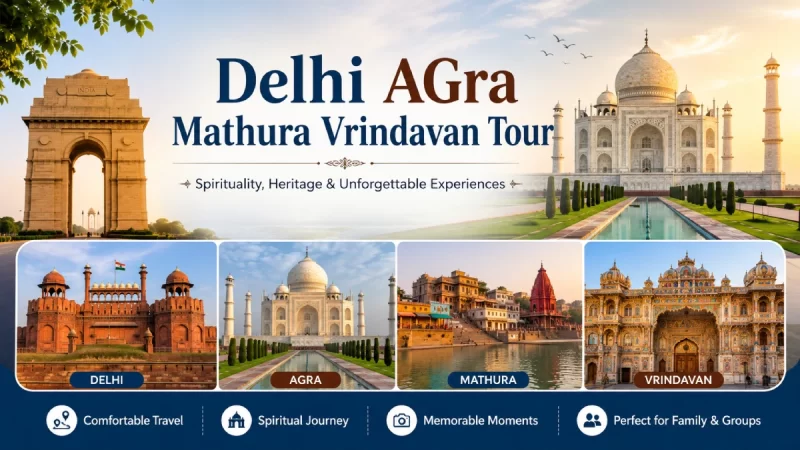 Delhi Agra Mathura Vrindavan Tour-2 Day vs 3 Day Itinerary